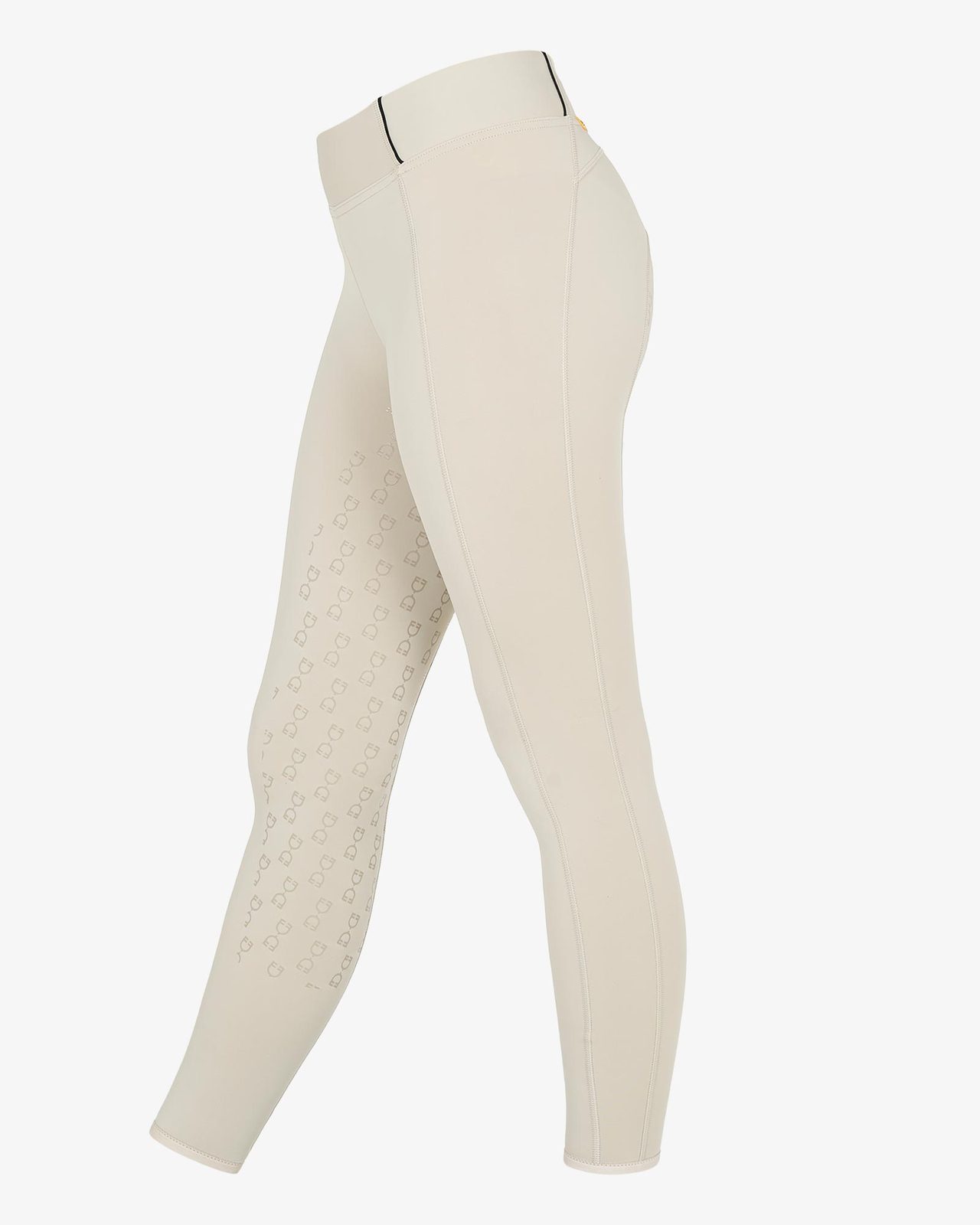 Leggins bambina slim fit grip con logo