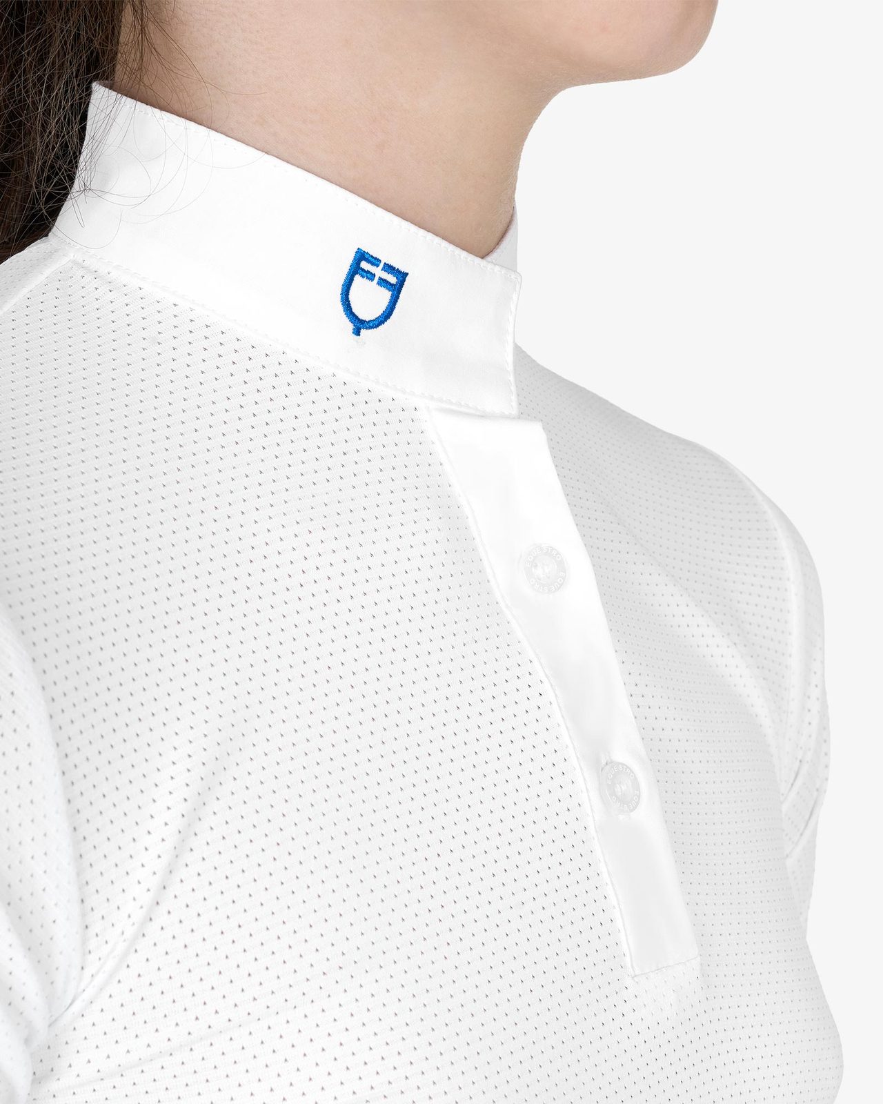Polo bambina da concorso slim fit traspirante