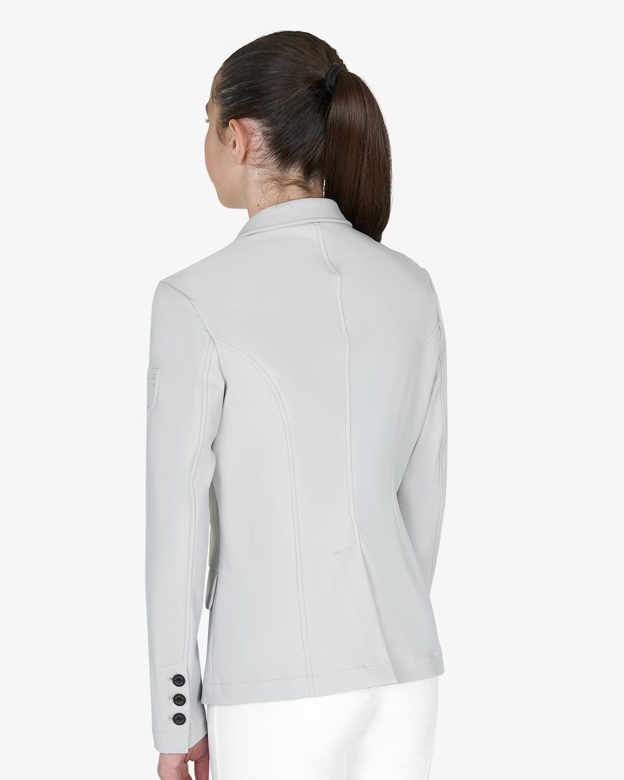 Kids' slim fit three button competition jacket