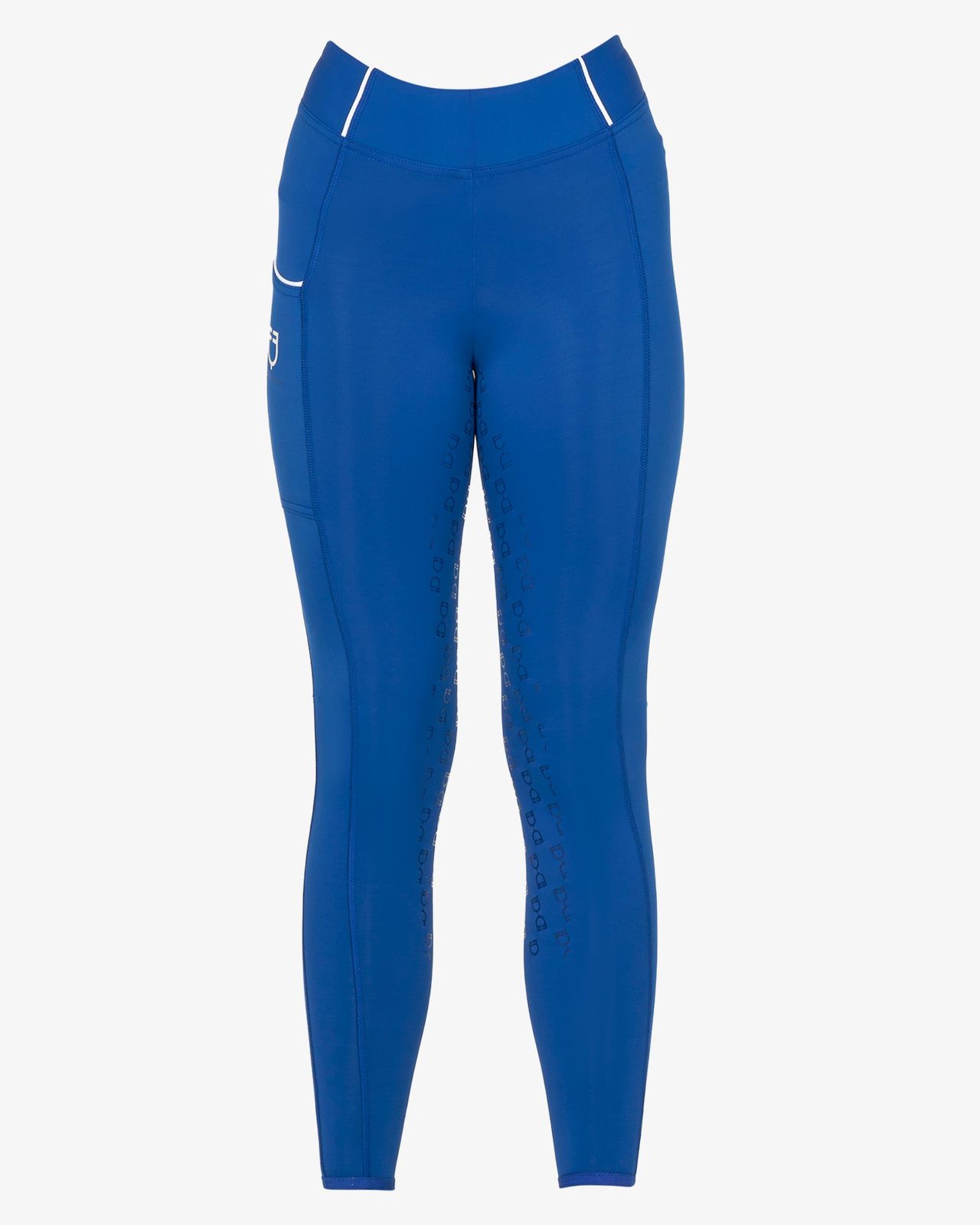 Leggins bambina slim fit grip con logo