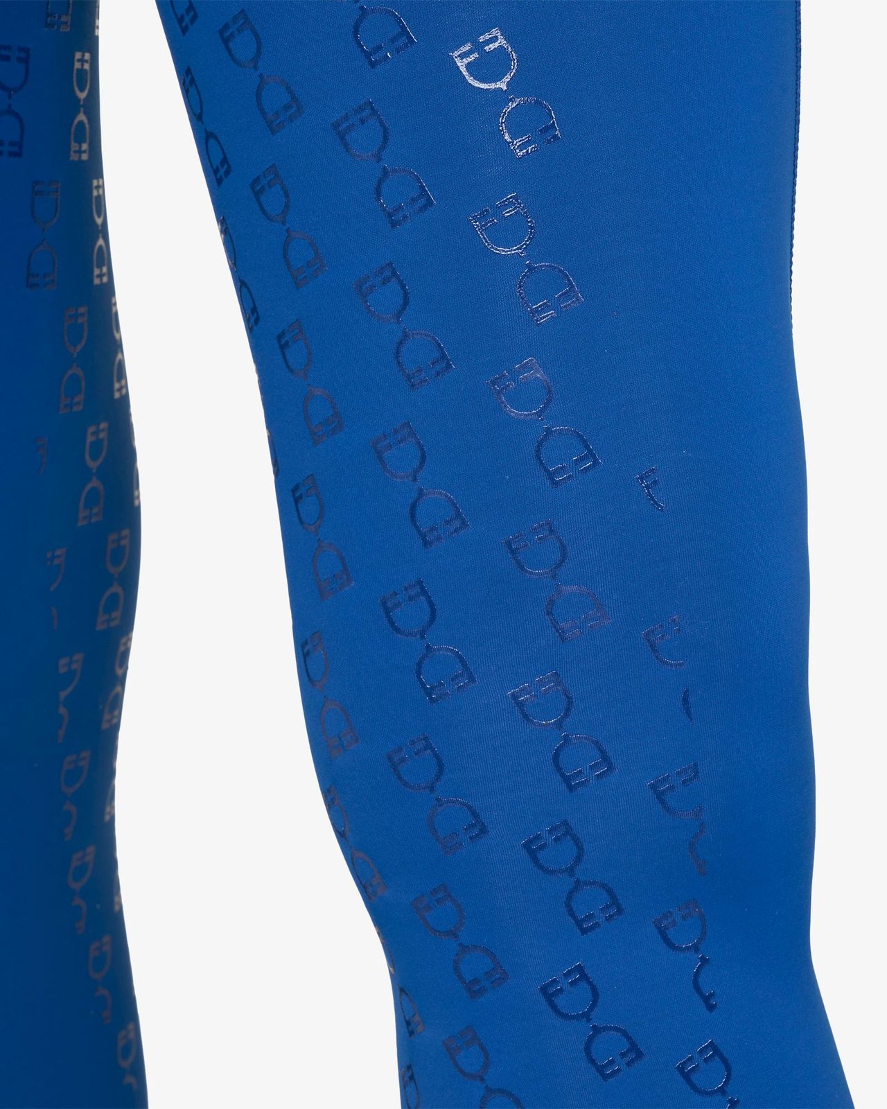 Leggins bambina slim fit grip con logo
