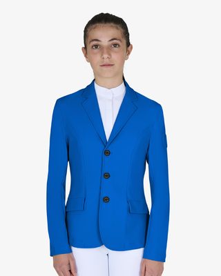 Kids' slim fit three button competition jacket