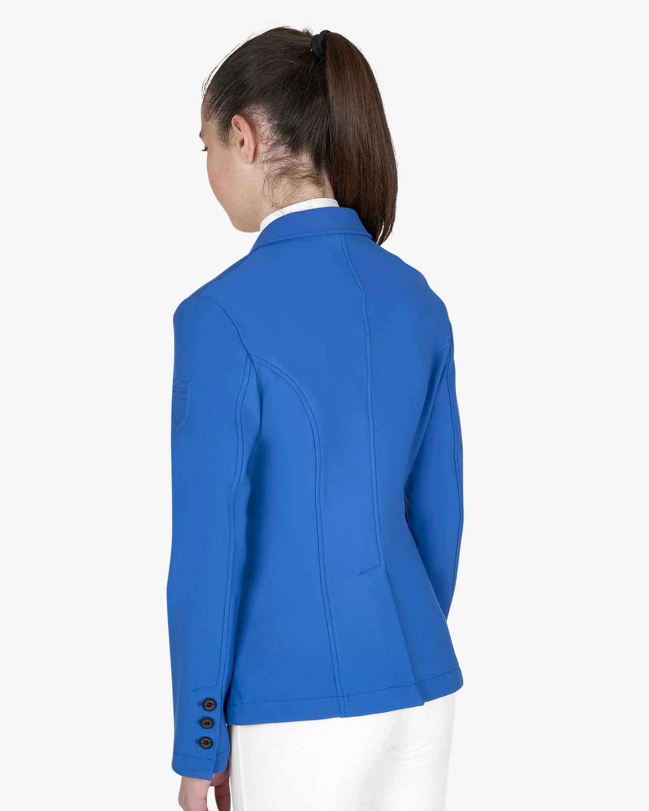 Kids' slim fit three button competition jacket