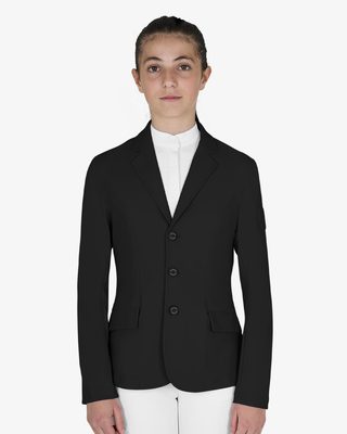 Kids' slim fit three button competition jacket