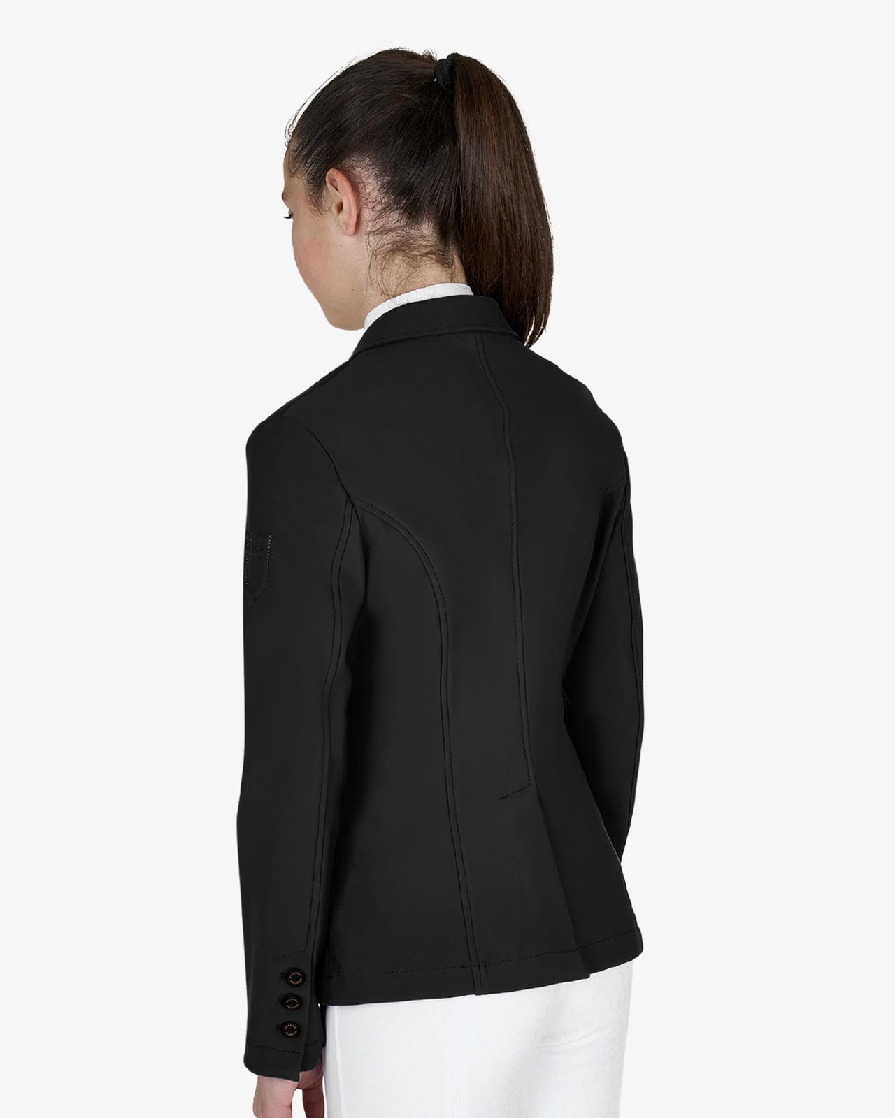 Kids' slim fit three button competition jacket