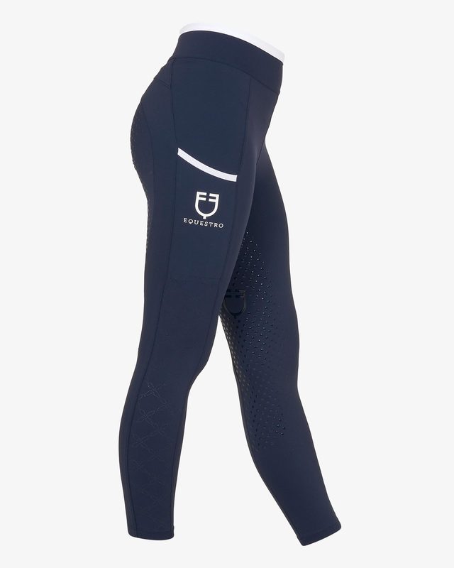 Leggings bambina con decorazioni perforate