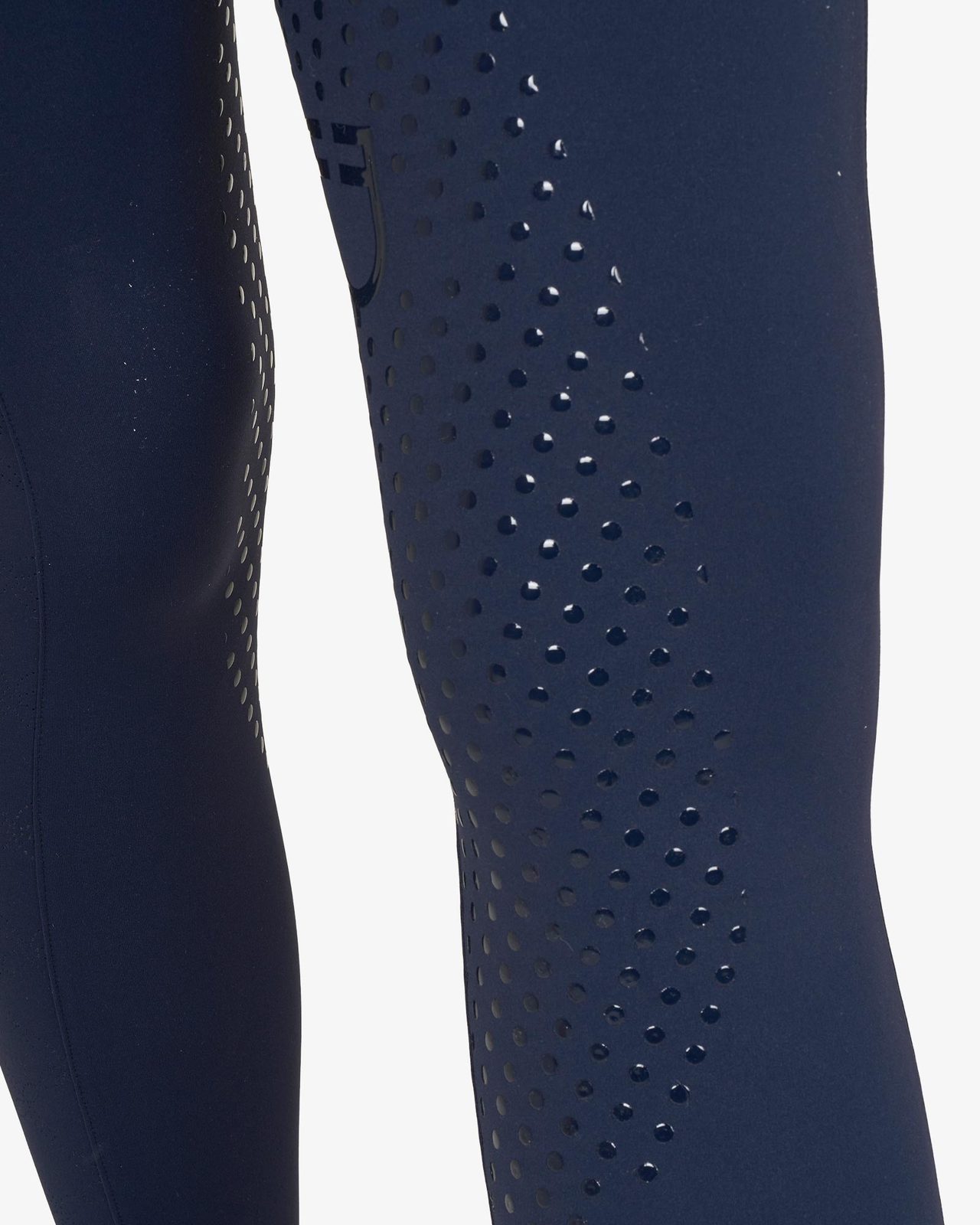 Leggings bambina con decorazioni perforate