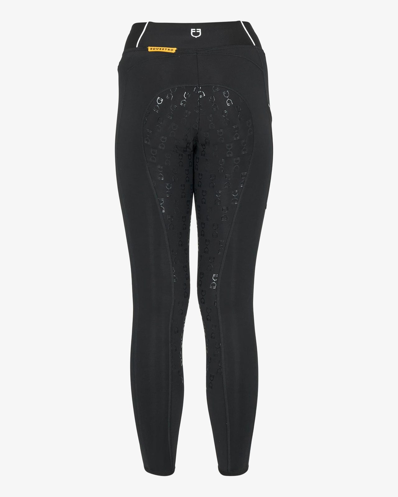 Leggins bambina slim fit grip con logo