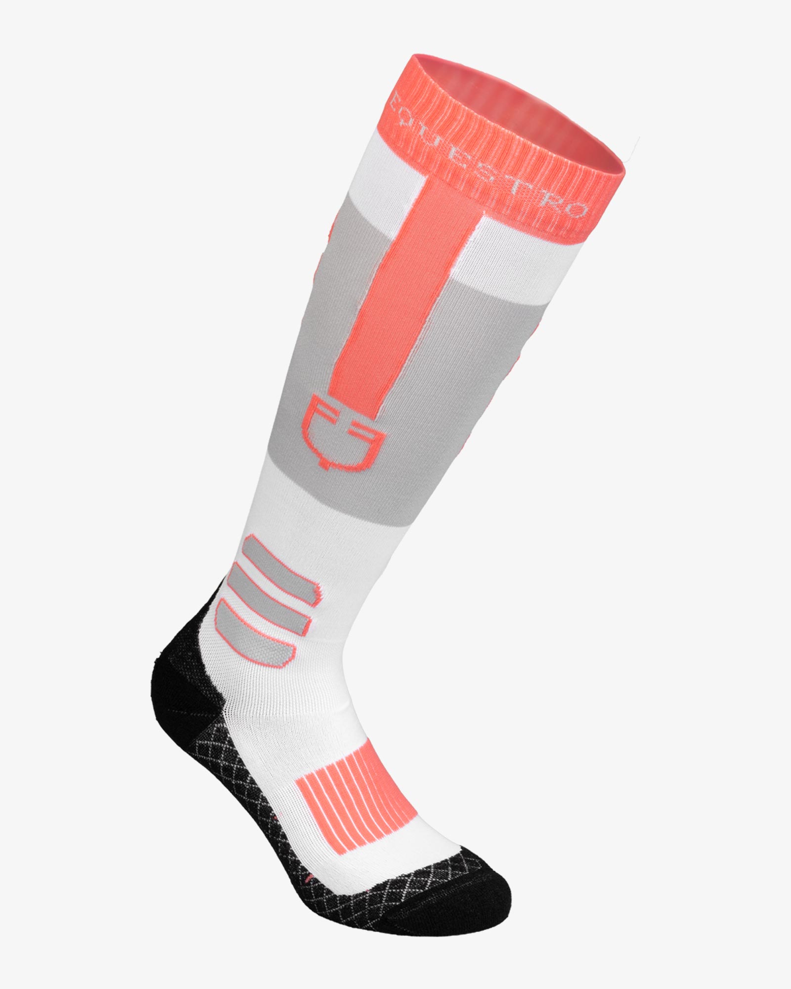 Sock in technical and breathable fabric with logo