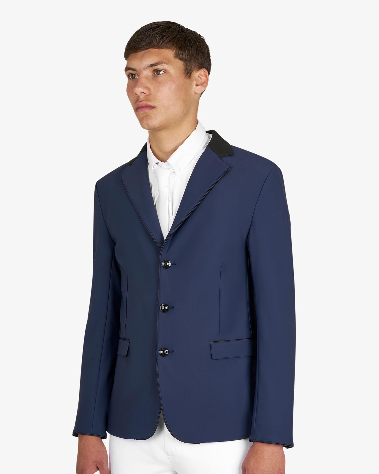 Men's competition jacket with three buttons