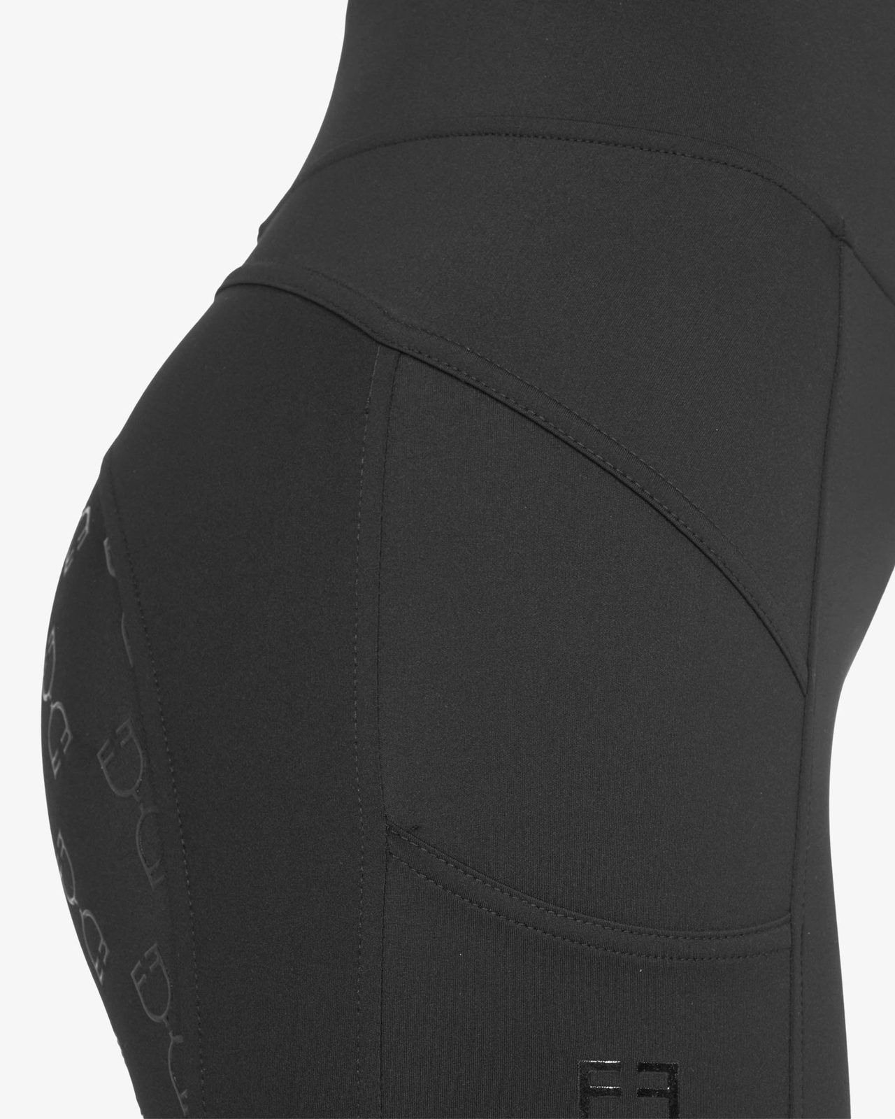 Leggings donna slim fit inserti micro mesh