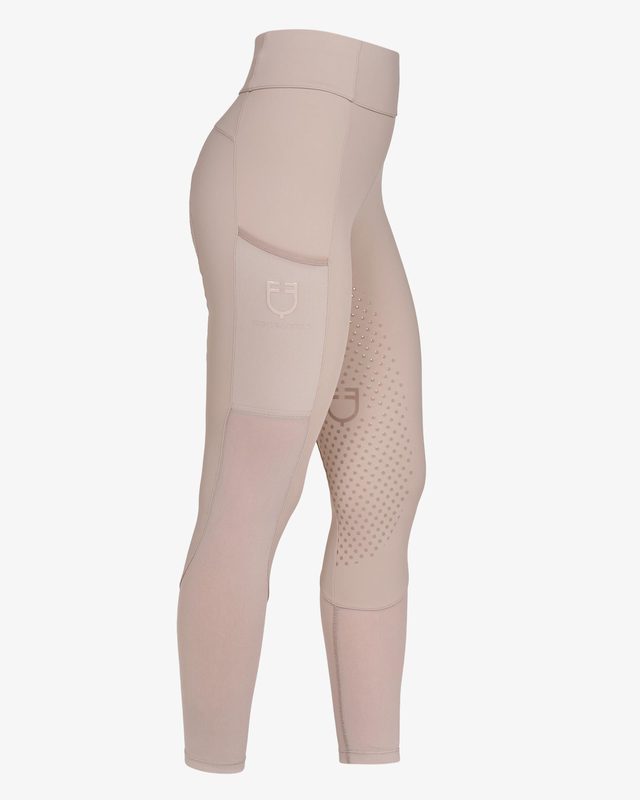 Leggings donna full grip con inserti perforati