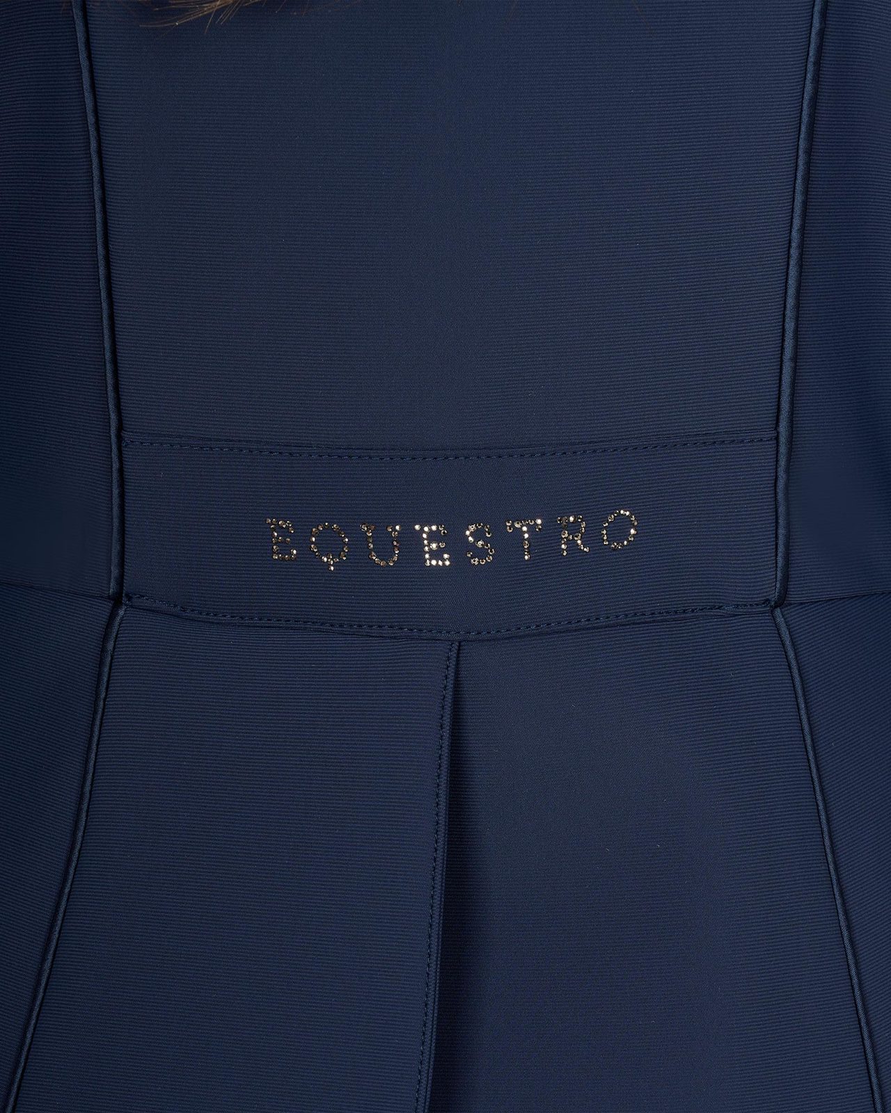 Frac donna in tessuto tecnico con strass