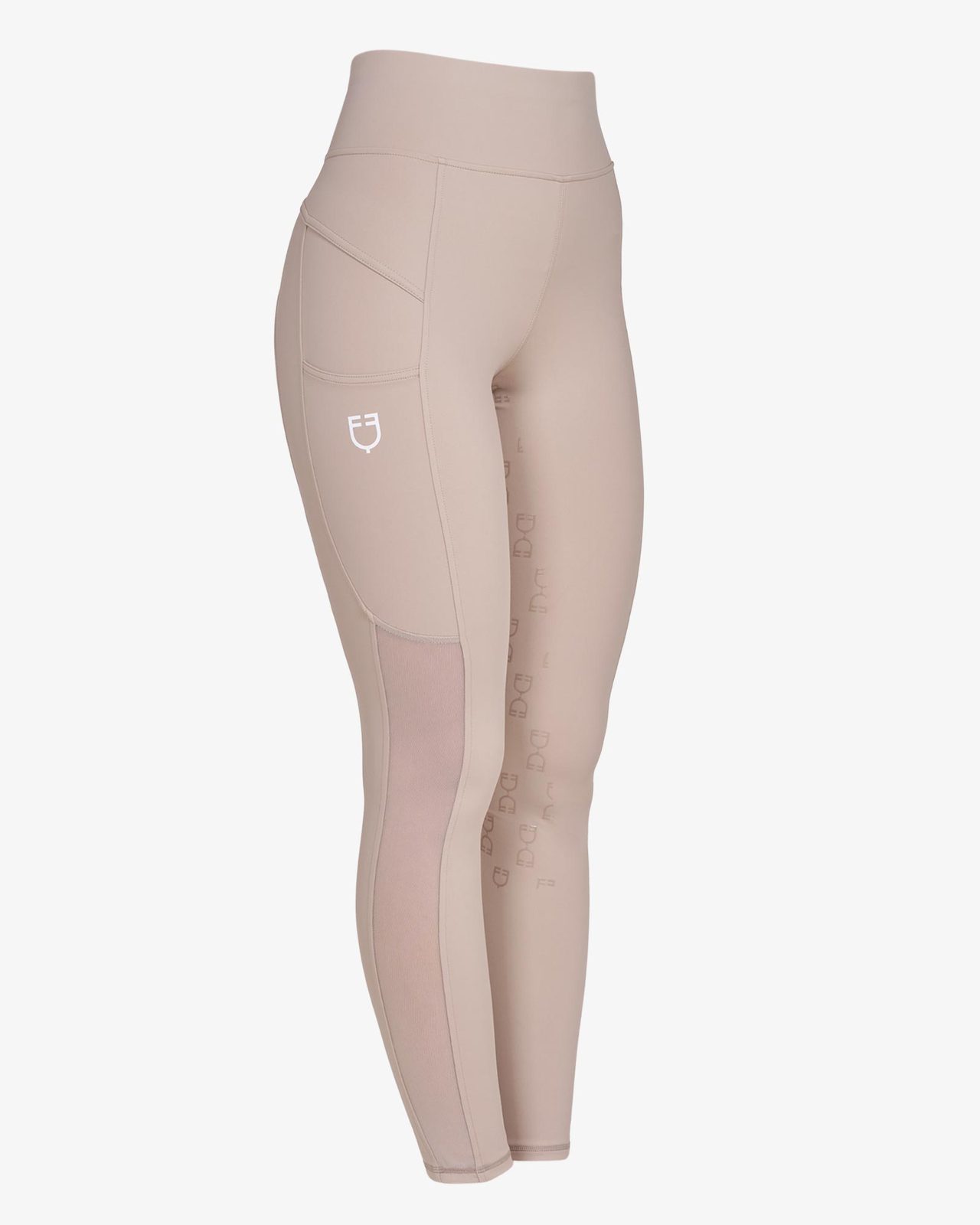 Leggings donna slim fit inserti micro mesh