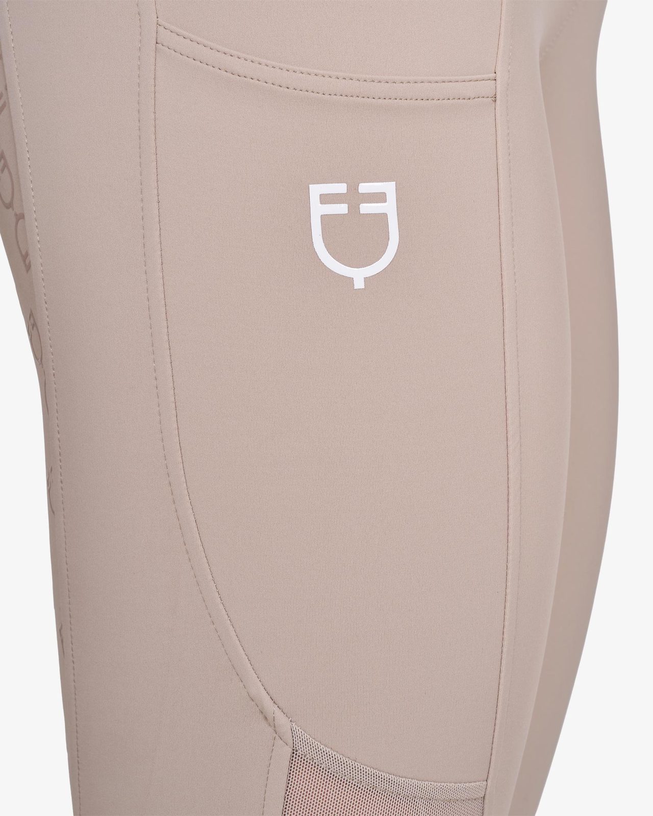 Leggings donna slim fit inserti micro mesh