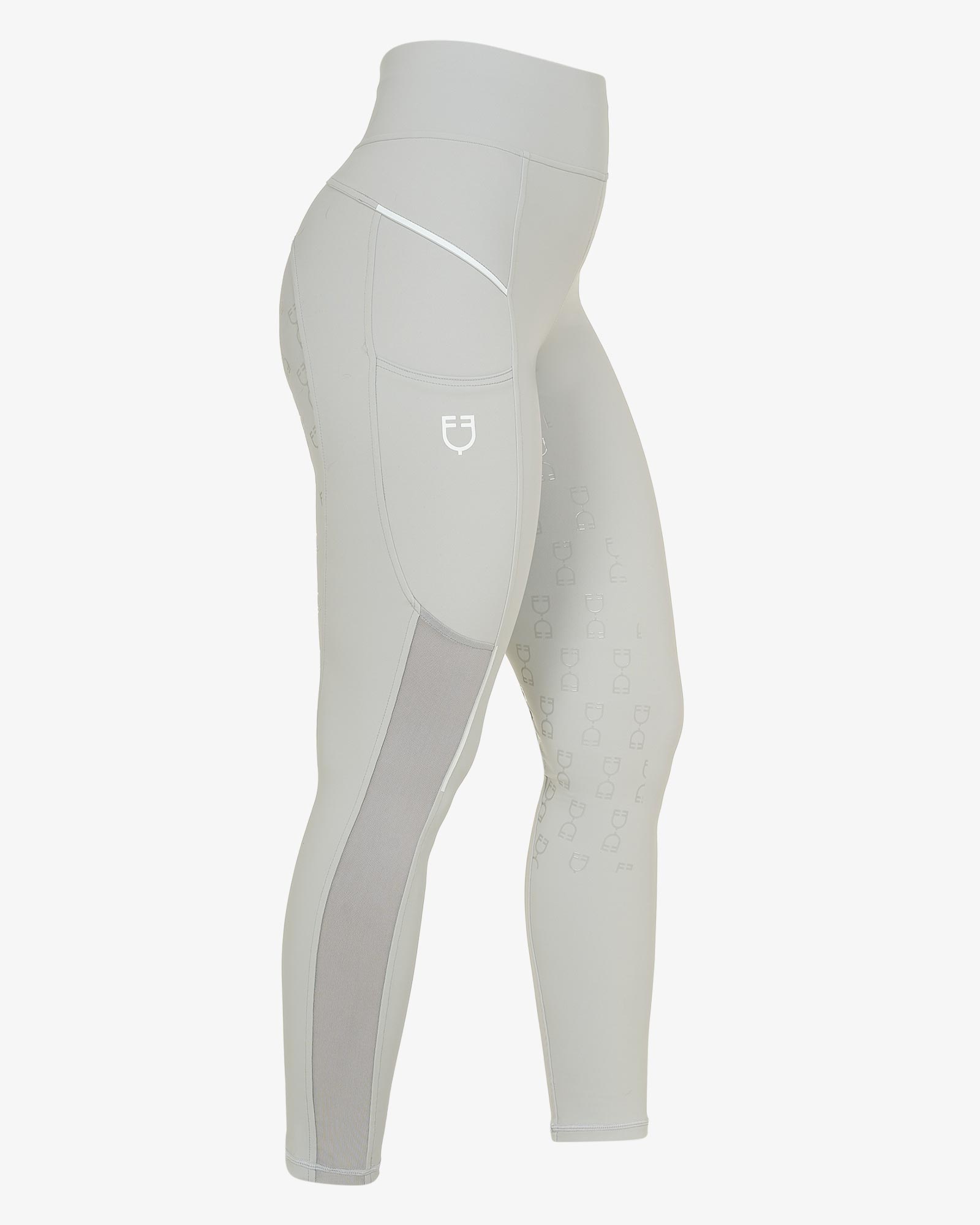 Leggings donna slim fit inserti micro mesh