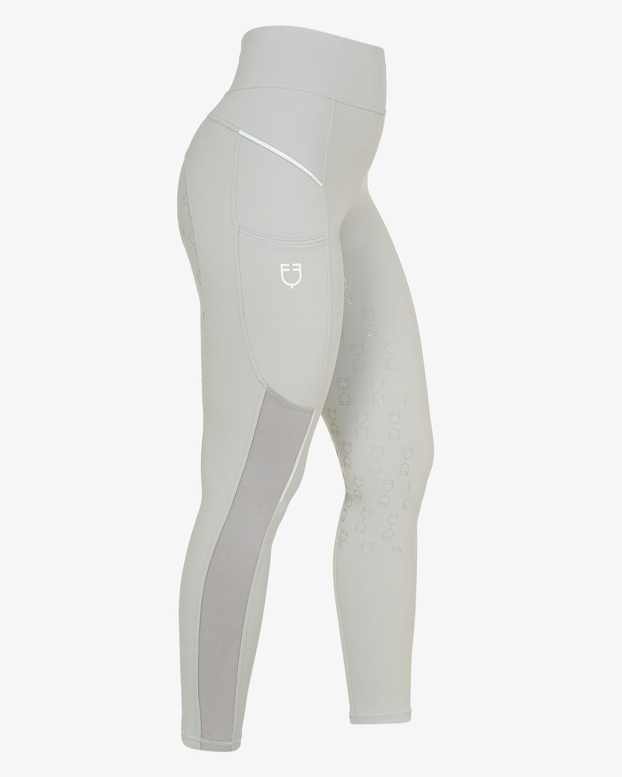 Leggings donna slim fit inserti micro mesh