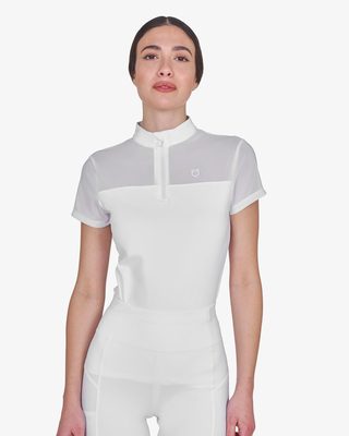 Polo donna da allenamento in mesh