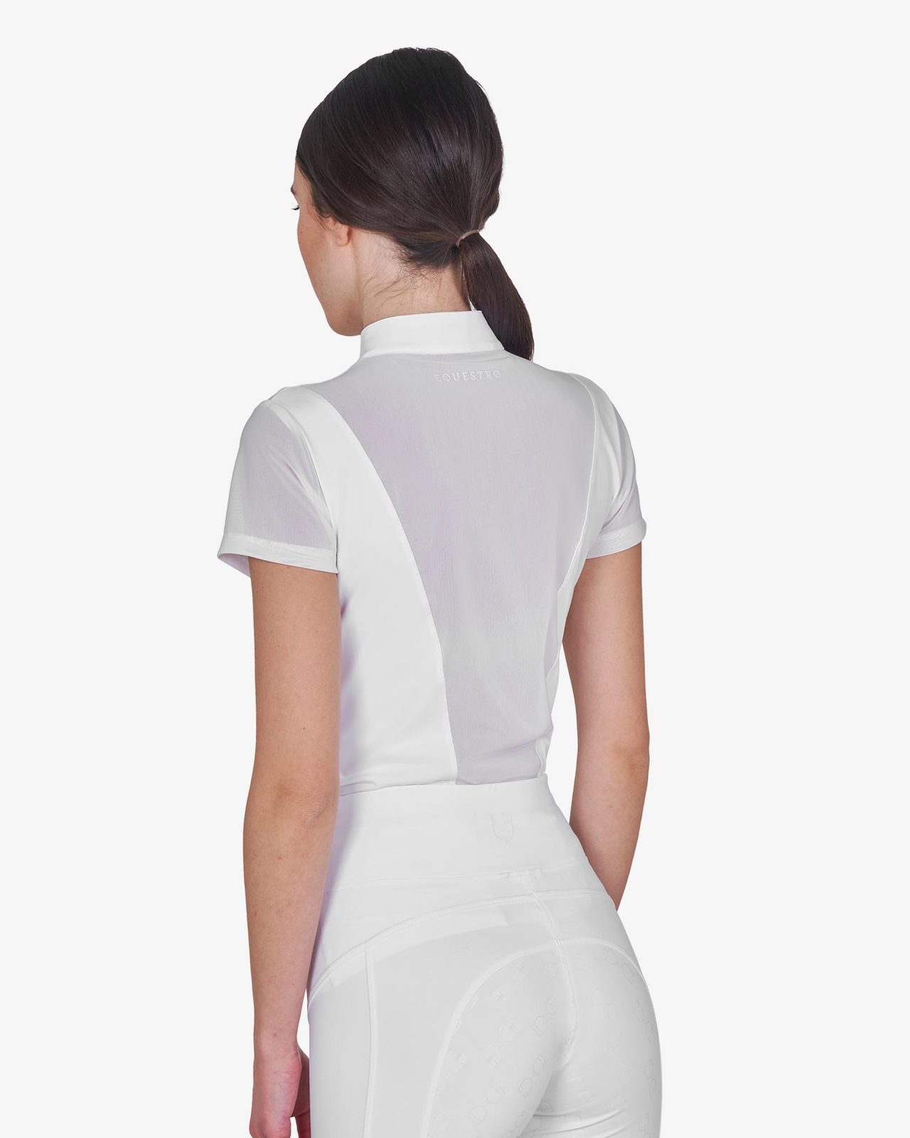 Polo donna da allenamento in mesh