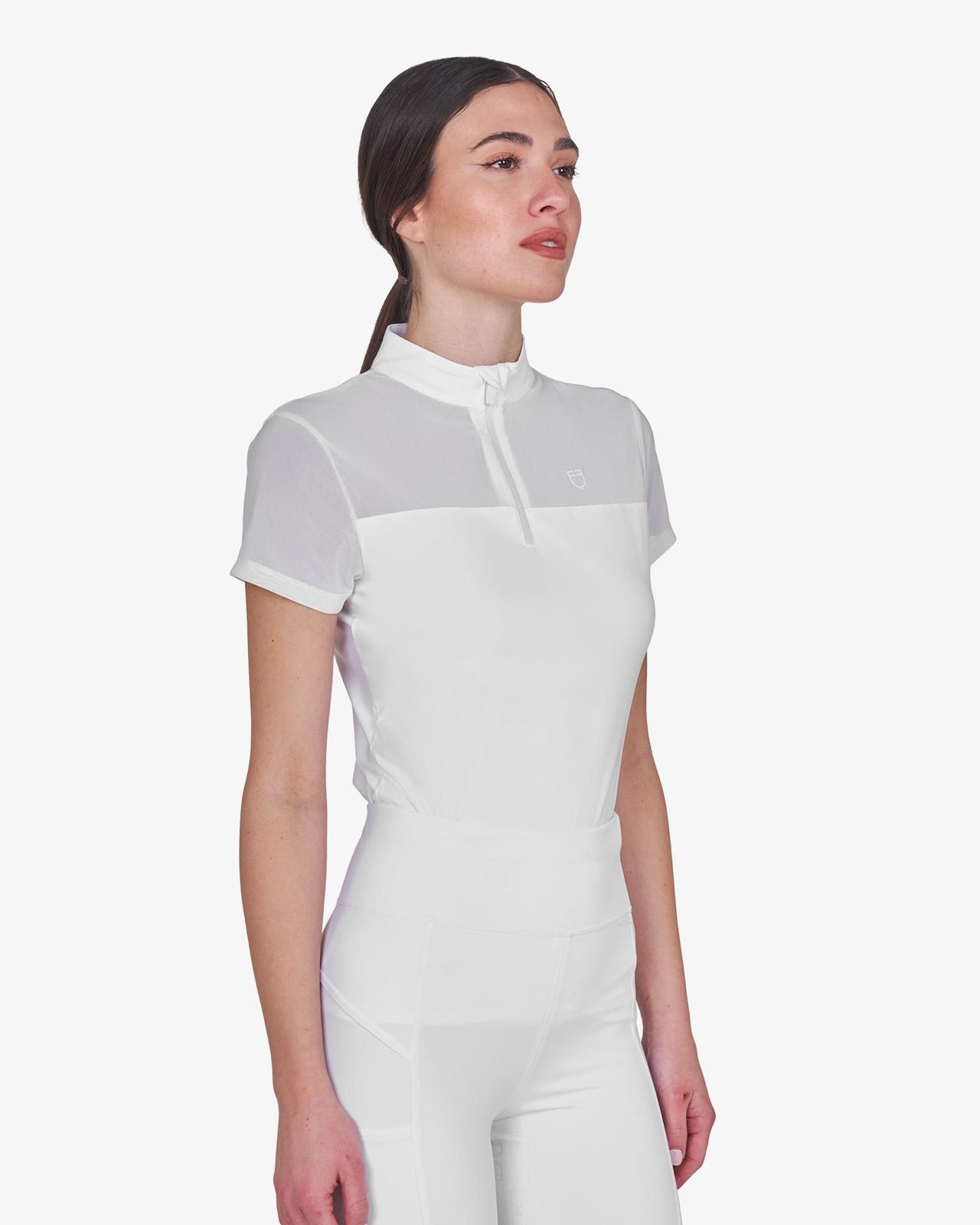 Polo donna da allenamento in mesh