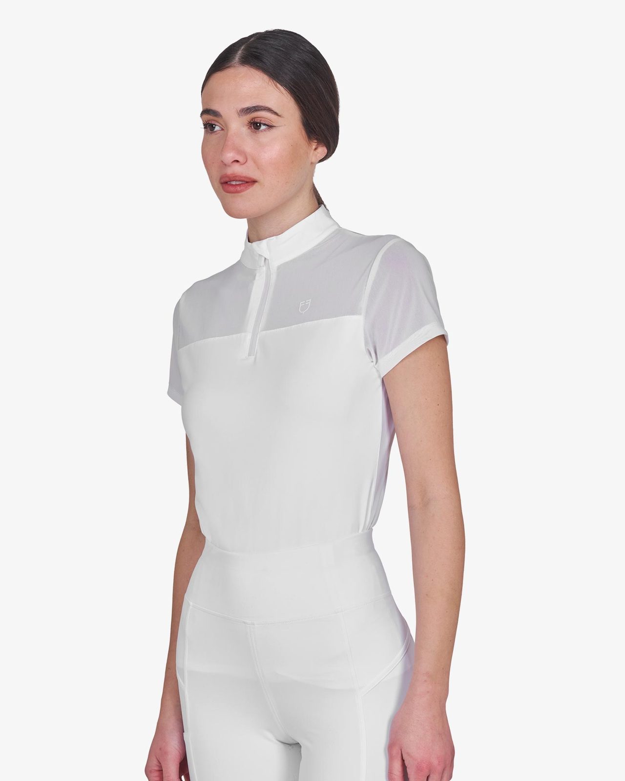 Polo donna da allenamento in mesh