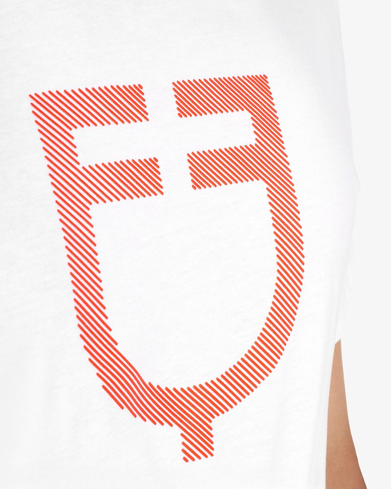 Men's basic T-shirt with glossy logo