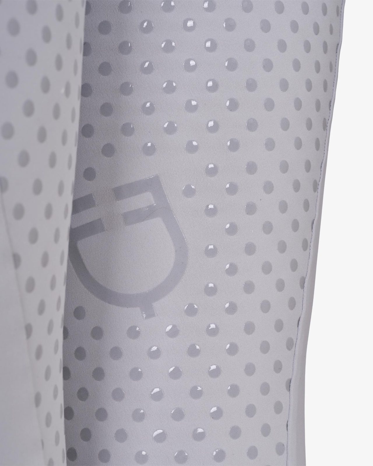 Women's full grip leggings with perforated inserts