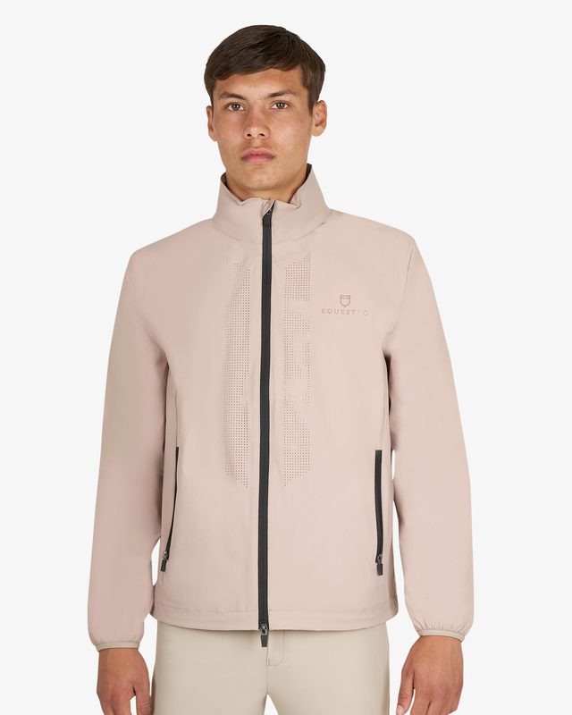 Softshell uomo logo sul dorso