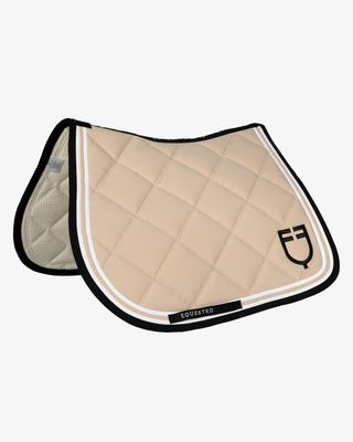 Double Stripes jumping saddle pad in technical fabric
