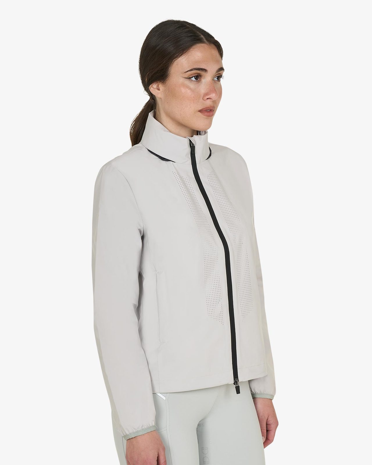 Women's softshell jacket with back logo