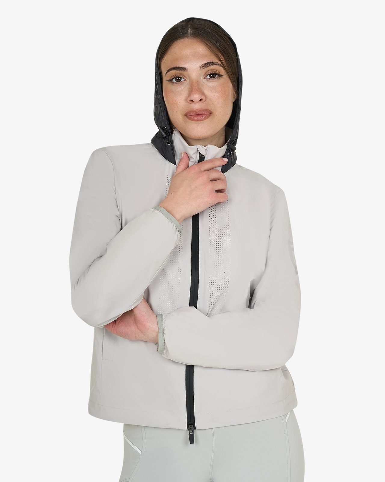 Women's softshell jacket with back logo