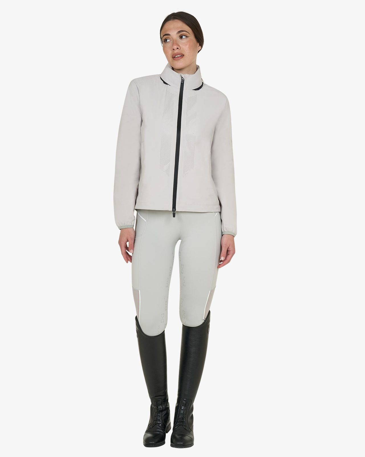 Women's softshell jacket with back logo