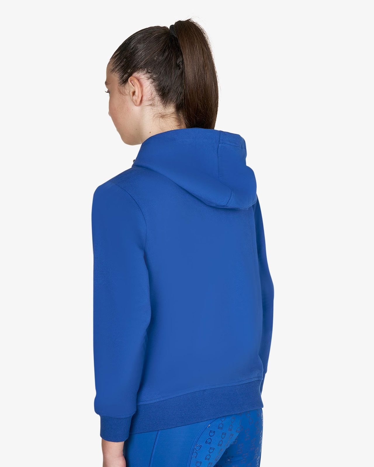 Felpa bambini unisex con cappuccio e zip frontale