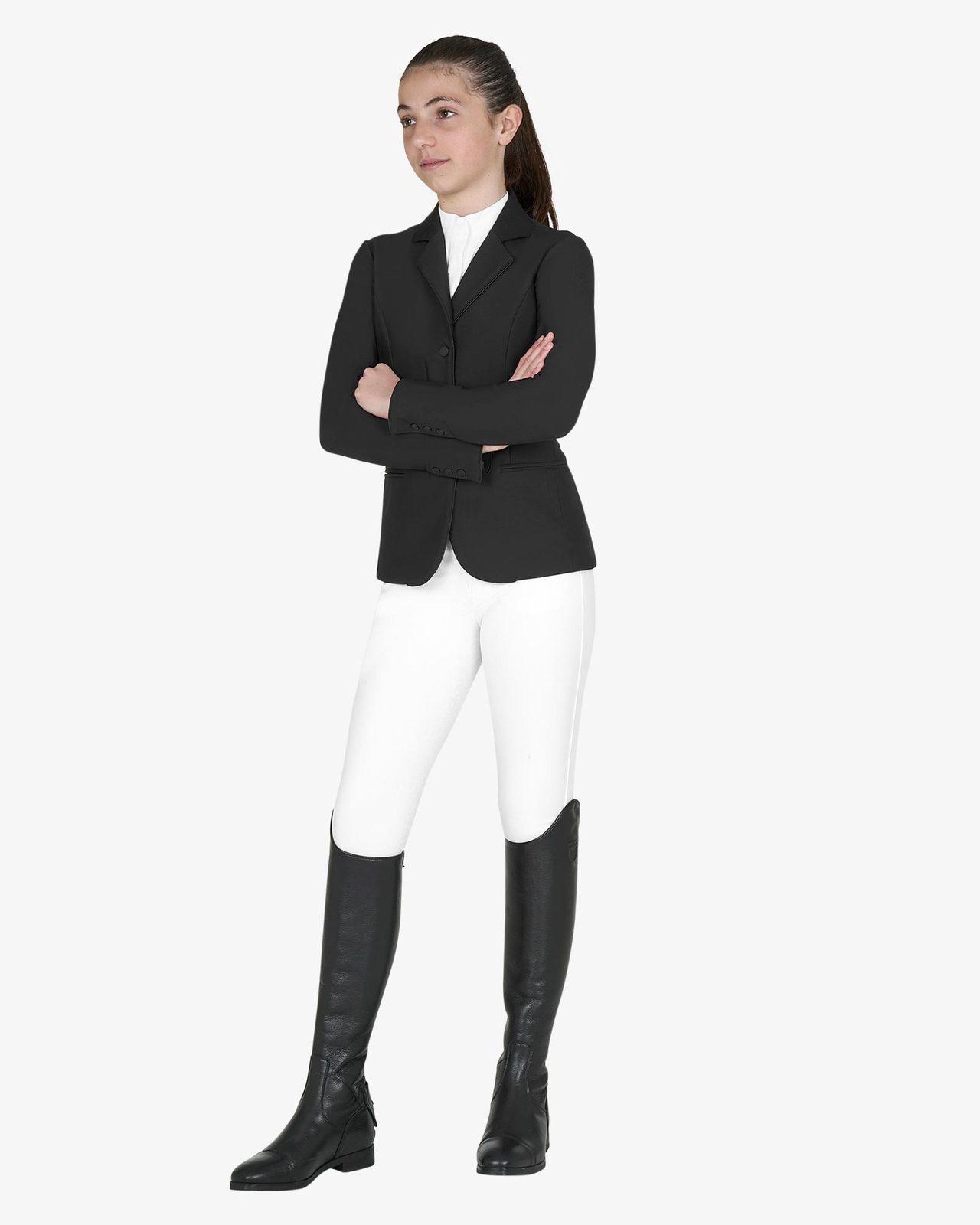 Giacca bambini unisex concorso zip e bottoni