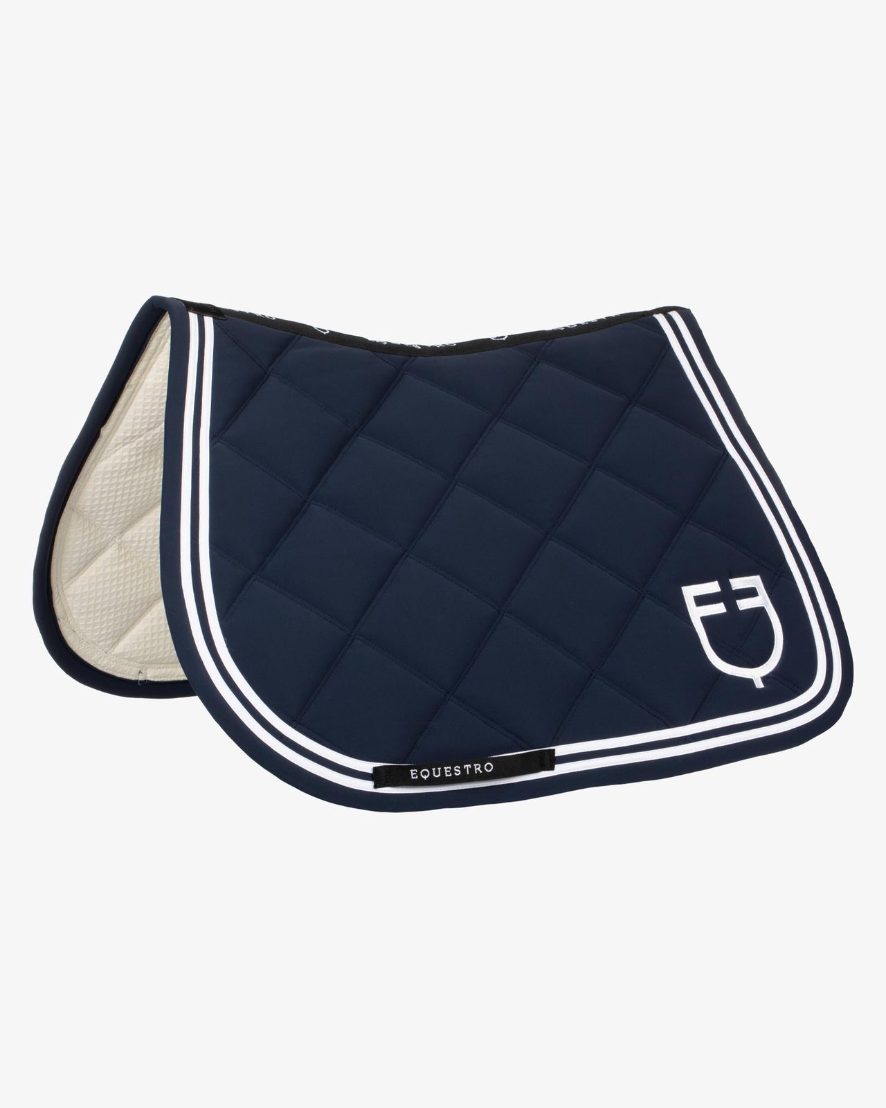 Double Stripes jumping saddle pad in technical fabric
