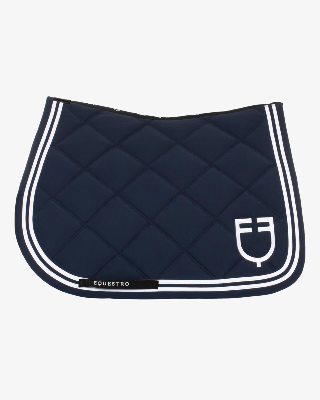 Double Stripes jumping saddle pad in technical fabric