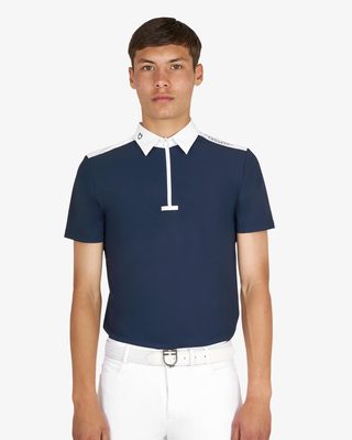 Polo uomo concorso slim fit mezza manica