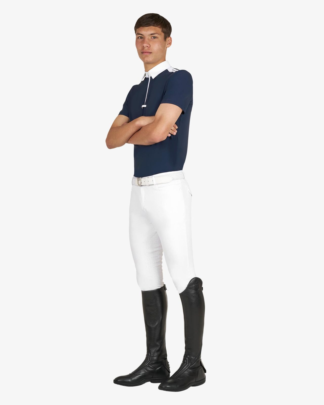 Polo uomo concorso slim fit mezza manica