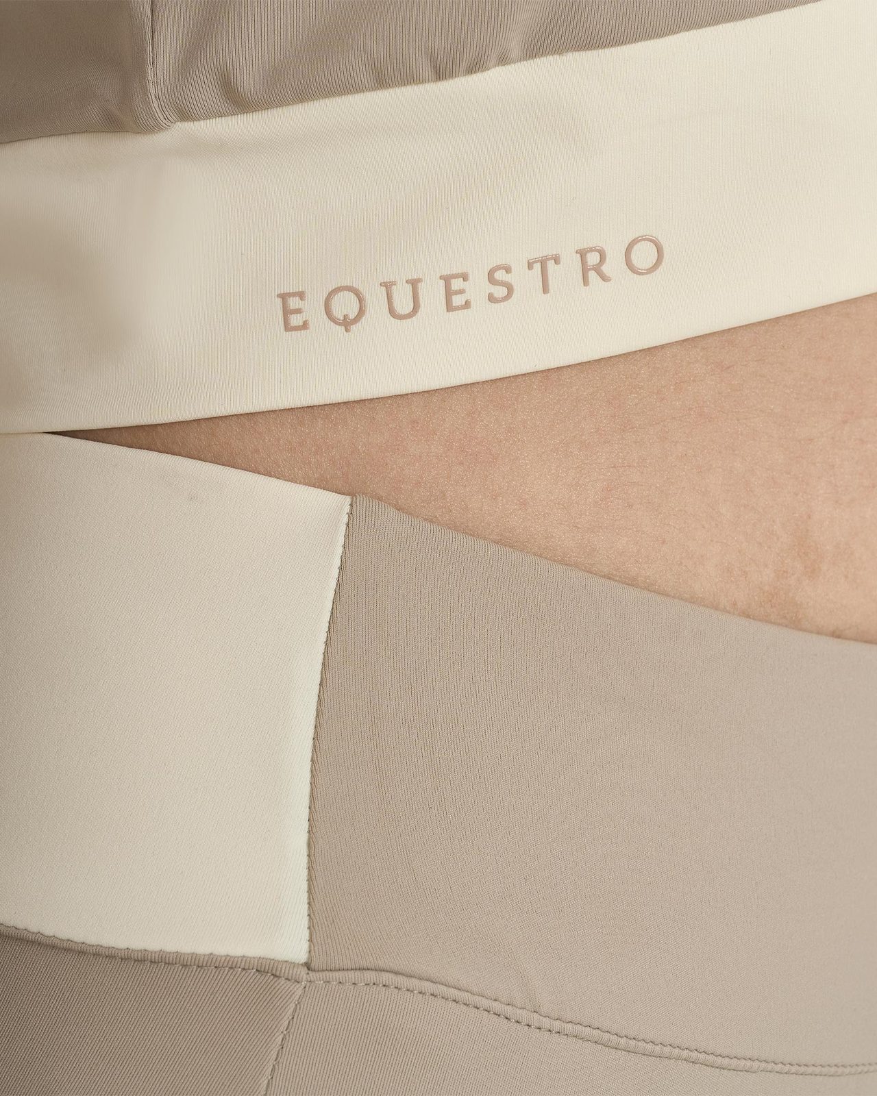 Women's cropped T-shirt in technical fabric