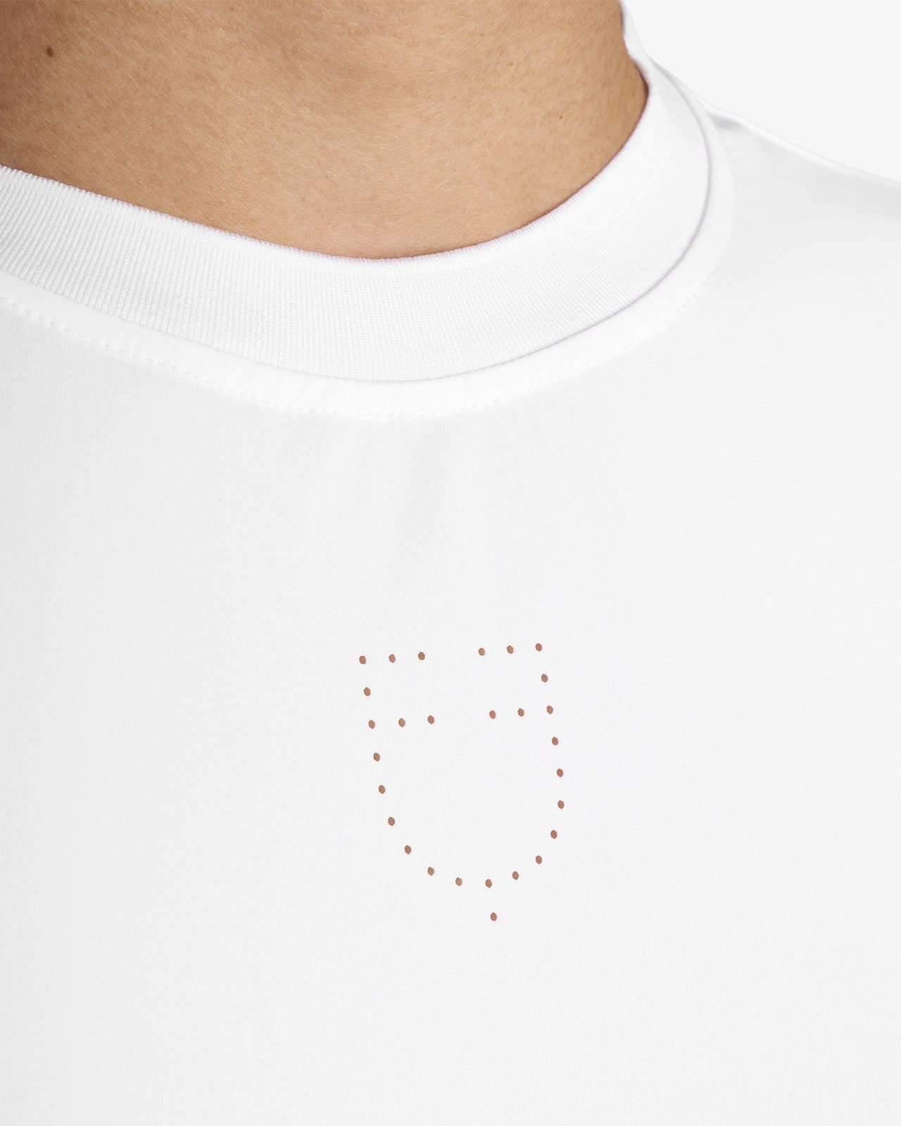 Men's training T-shirt in technical fabric with micro-holes