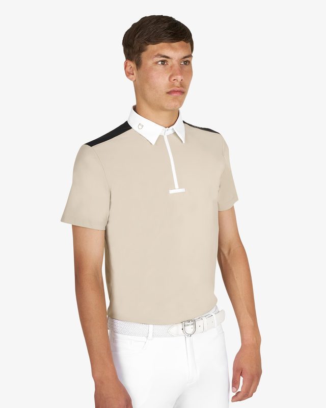 Polo uomo concorso slim fit mezza manica