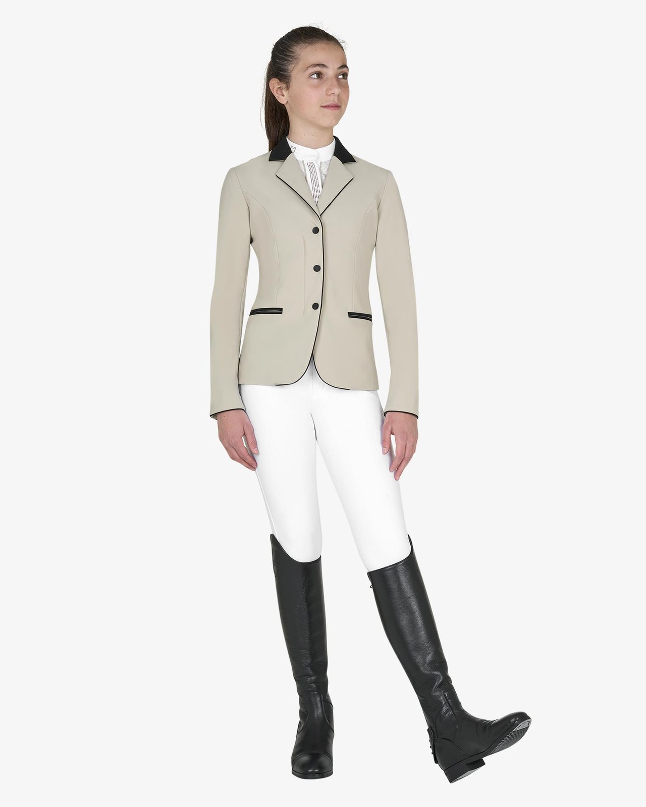 Giacca bambini unisex concorso zip e bottoni