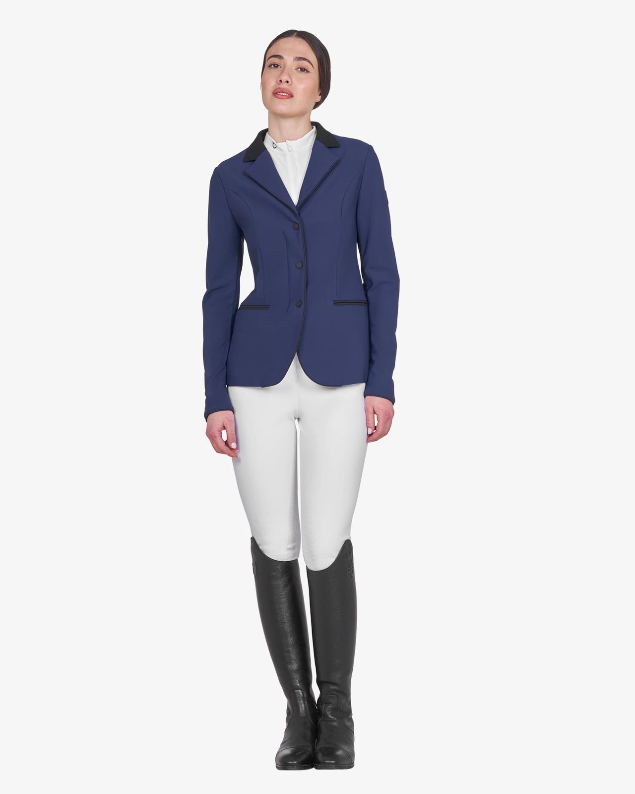 Giacca donna concorso zip e bottoni