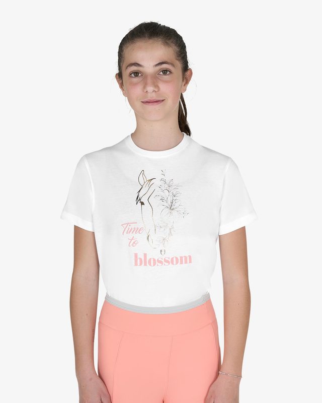 T-shirt bambina Time to Blossom in cotone