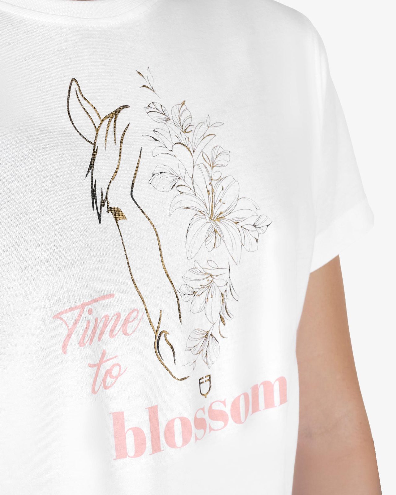T-shirt bambina Time to Blossom in cotone