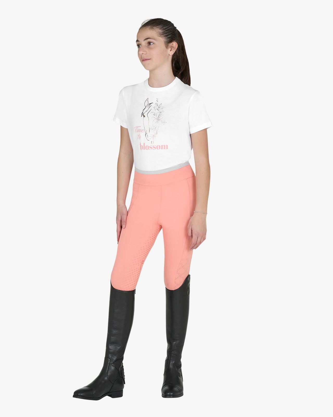 T-shirt bambina Time to Blossom in cotone
