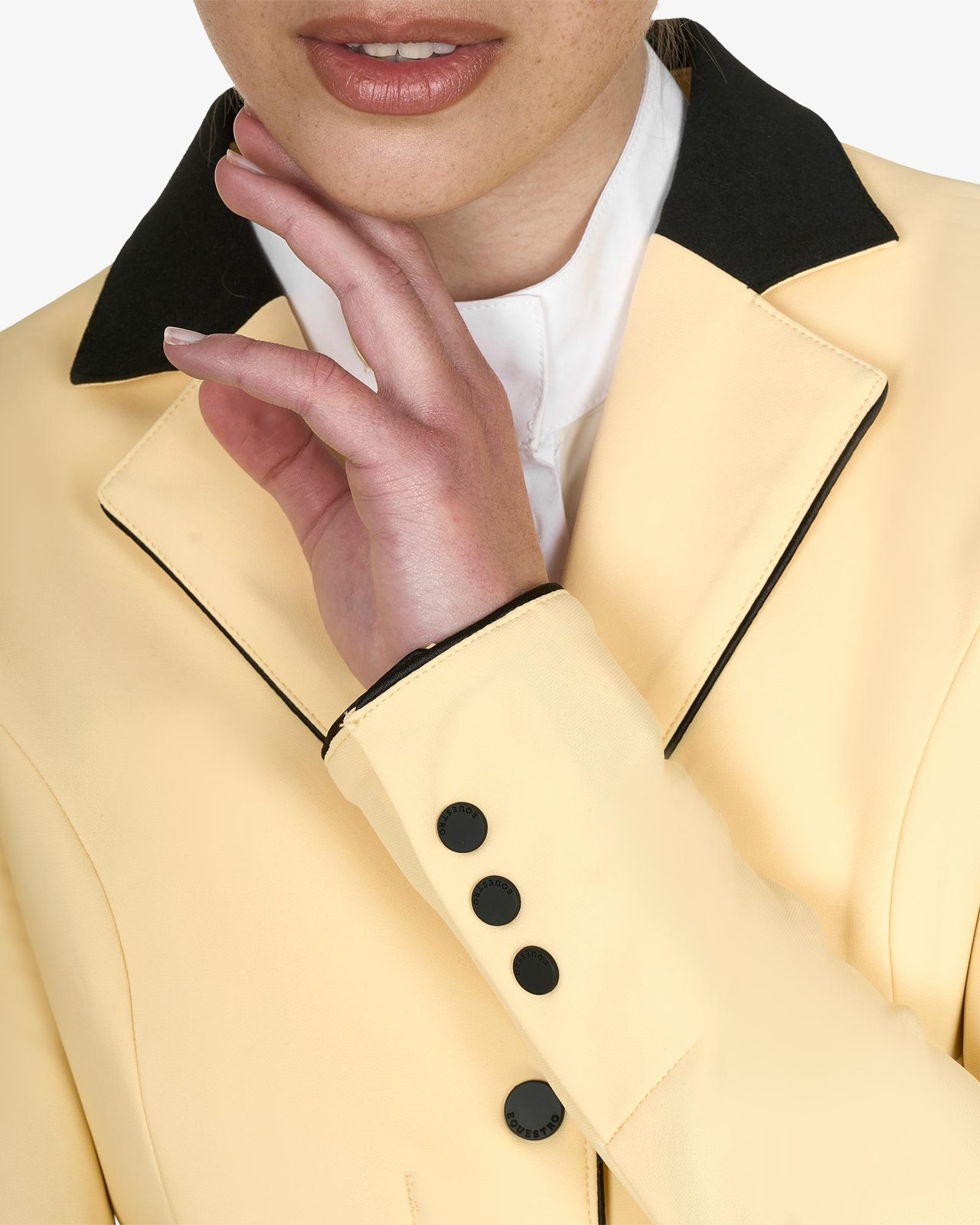 Giacca donna concorso zip e bottoni