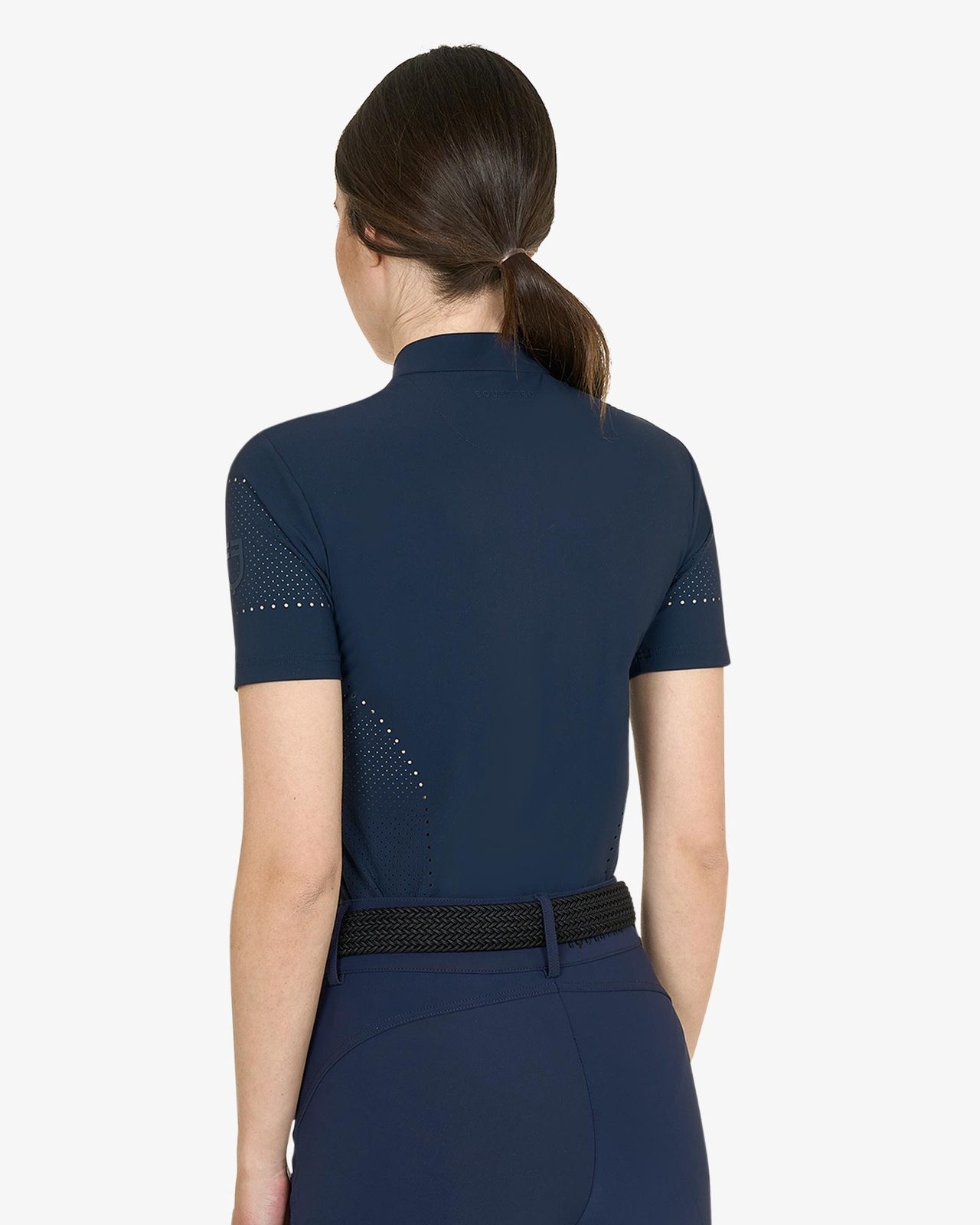 Women's training T-shirt in technical fabric with micro-holes