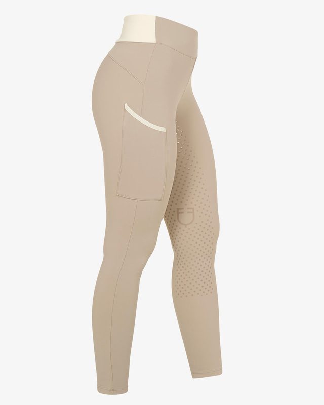 Leggings donna full grip bicolore