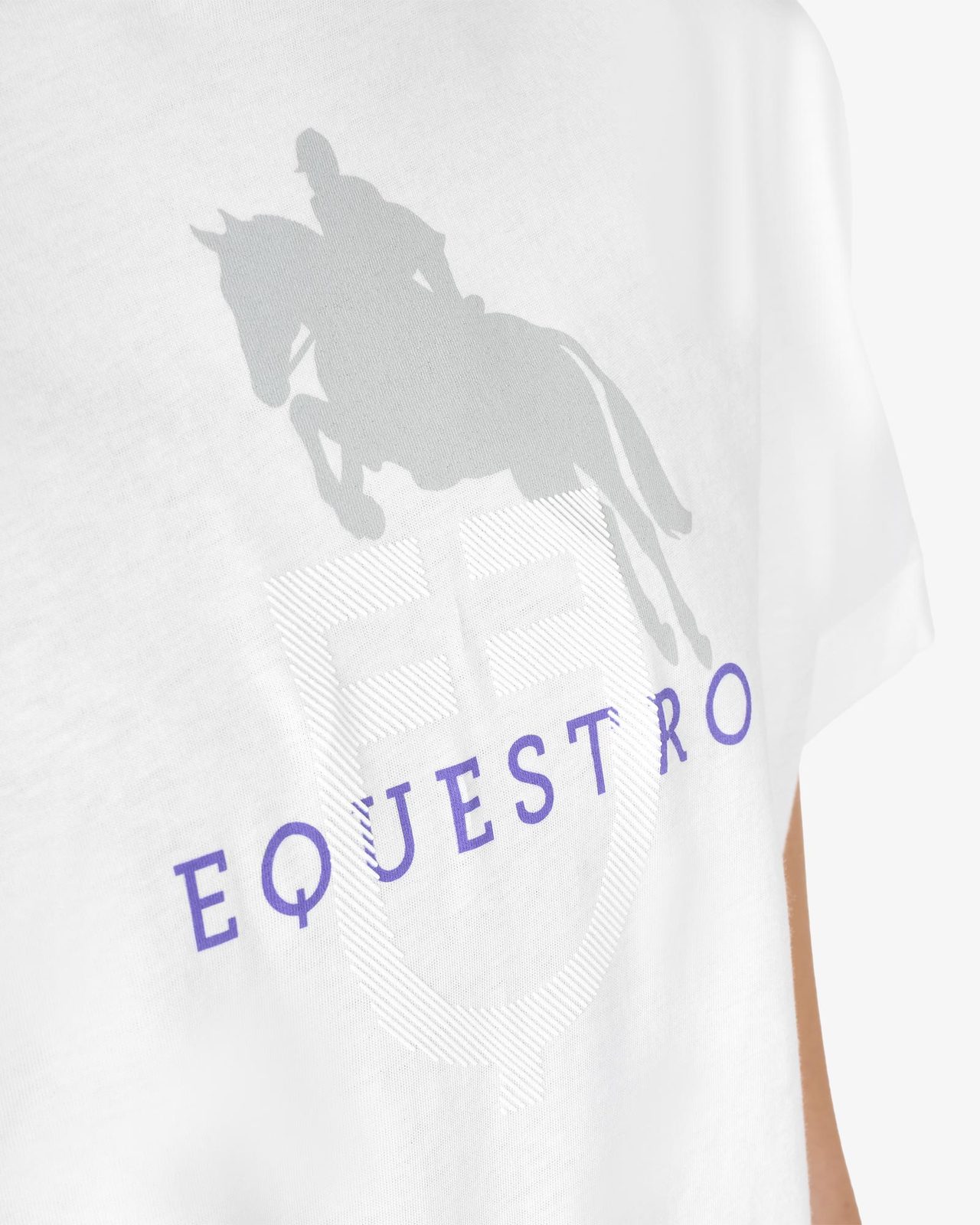 Kids' unisex Horse Jump Glossy cotton T-shirt
